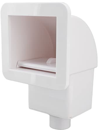 Hapivida Skimmer per Piscina, Skimmer per Piscina Fuori Terra Quadrato Bianco Skimmer per Drenaggio Piscina, Accessori per Piscina con Skimmer Interrato