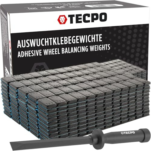 TECPO 600x Auswucht Gewichte Klebegewichte 5g Aluminium Felgen Motorräder mit Schaber