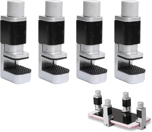 Clip en Métal Réglable, Pince pour Écran de Smartphone, Fixation D'écran Réglable Lot, 4 Pièces Kit de Réparation Téléphone Portable, pour Smartphone, Ordinateur, Ordinateur Portable, Tablette
