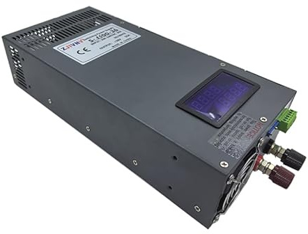 1500W Schaltnetzteil mit Displayer 0-100V einstellbare Gleichspannung& Strom Geeignet für Computerprojekte, LED-Lichtstreifen und 3D-Drucker. (100, Volt)