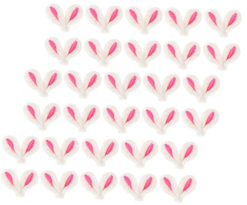 HOLIDYOYO 30stücke Bunny Ohren Haaraccessoires Dekorationen Für Erwachsene Kreative Bastelmaterialien Für Ostern Und Partys Hasenohren Für Vielseitige Projekte