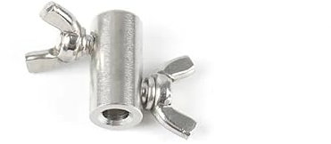 Abrazaderas De Cuerda De Cable 2 uds 304 cuerda de acero inoxidable cierre Manual sujetadores hebilla de mariposa for Clip de cuerda de alambre de acero 1,5/2/3/4/5/6/8/10/12mm Clips De Cuerda De Cabl