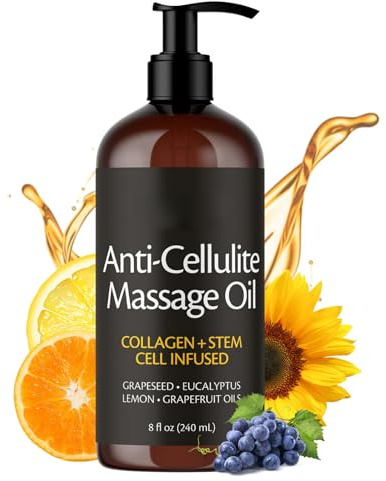 Firming Body Massage Oil with Collagen, Body Oil After Shower with Natural Botanicals, Body Oils for Women for Smoother Skin Texture & Daily Body Massage, Refreshing Aromatherapy Body Moisturiser