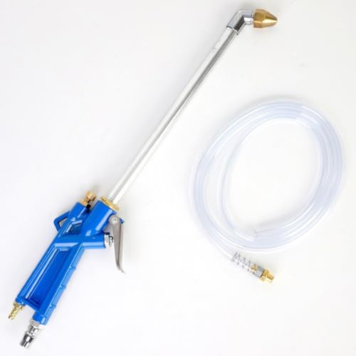 Outil de nettoyage pneumatique d'huile moteur pour lavage et dégraissage de voiture, nettoyage à l'eau haute pression avec raccord rapide 1/4, poignée en acier inoxydable, 395 mm, compatible avec les