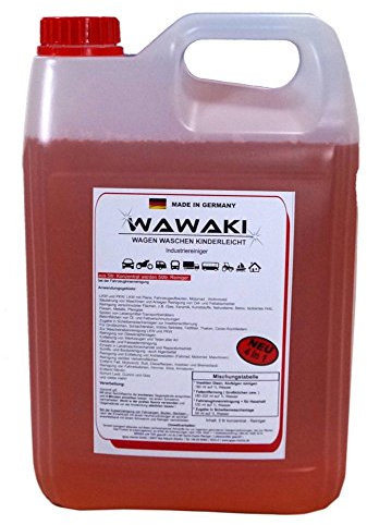 5 L Wawaki Insektenentferner Felgenreiniger Autoshampoo Innenreiniger 1:10