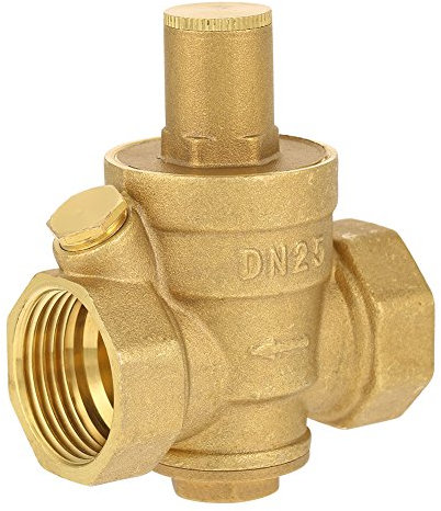 Messing Einstellbare Wasserdruckminderer Ventil Überdruckventil Sanitär Werkzeug Gewinde (DN25 1 Zoll)