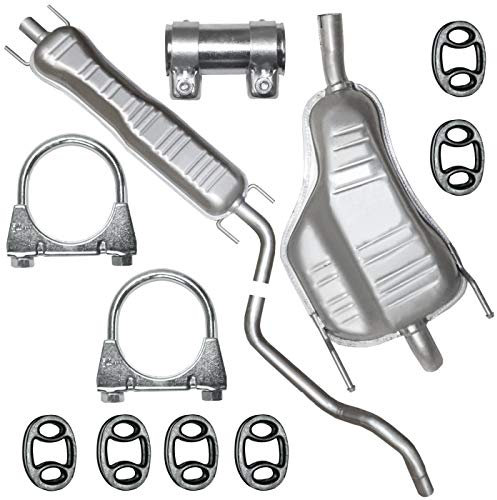Adamot Schalldämpferset Auspuffanlage Auspuff für Opel Zafira B 1.6 16V 1.8 16V 2.2 16V