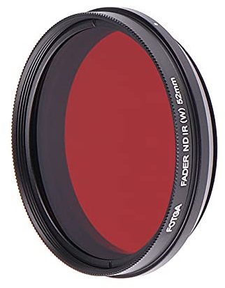FocusFoto FOTGA 52mm All-in-One Adjustable Infrared IR Pass X-Ray Lens IR Filter, Variable from 530nm to 650nm 680nm 720nm 750nm Optical Glass