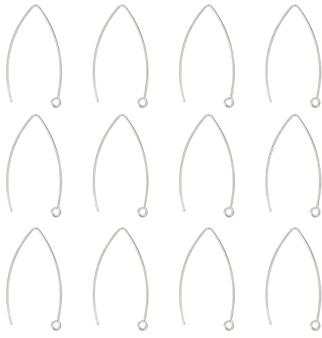 UNICRAFTALE Hypoallergen Ohrring Fischhaken Mit Schleife Ohrring Drähte Edelstahl Französisch Ohrring Haken Für DIY Schmuckzubehör