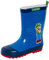 Super Mario Stivali Wellington per bambini Nintendo Stivali da pioggia Wellys, Mattone blu., 27 EU