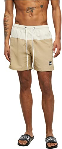 Men Tb1026-Block Swim Shorts 1 Unionbeige/Softseagrass 3Xl