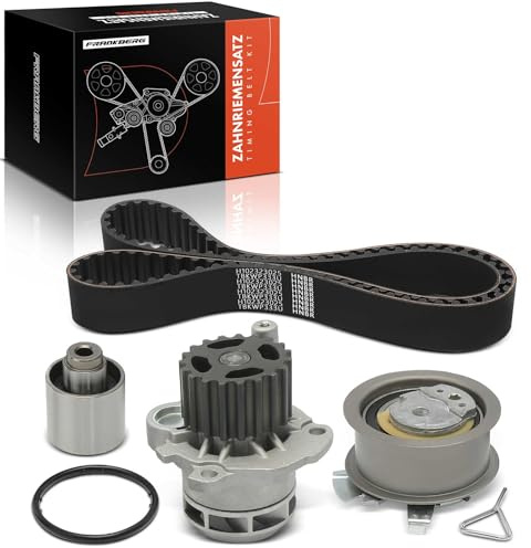 Frankberg Kit de Courroie de Distribution Diesel Compatible avec Golf V Variant 1K5 Transporter V Bus 7EB 7EJ 7HB 7HJ Golf V 1K1 T.o.u.r.a.n 1T1 1T2 A2 8Z0 Remplacer# 045109243F