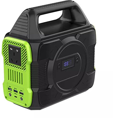 Batterie d'alimentation de stockage d'énergie pour centrale électrique portable 300 W, générateur solaire pour la maison, l'extérieur, le camping, les voyages, la chasse