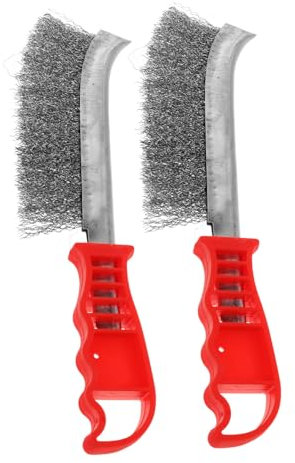Healvian 2pièces Brosse Fil Acier Inoxydable Pour Antirouille Lot De Brosses Métalliques Dérouillantes Pour Nettoyage De Métal