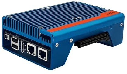 SJRC Fanless Mini PC 12th Gen N200 Firewall Micro Appliance, designad för 3D-utskriftsentusiaster, 2 x i226 V 2,5 GbE LAN, PCIe x8, typ C, TF-uttag, barebone utan RAM NO SSD NO OS
