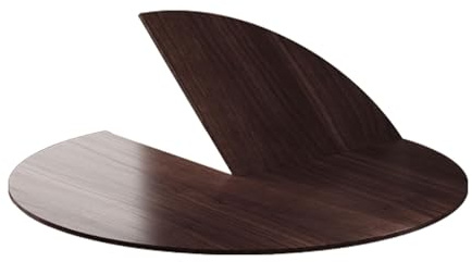Prolunga da scrivania pieghevole,Solo piano rotondo pieghevole,Piano mobile in legno massello,Tavolo per banchetti e catering senza gambe,Solo piano tavolo pieghevole rotondo grande(A,120cm/47in)