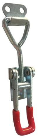 Uonlytech 5pièces Loquet à Bascule Pince Métallique Réglable Pour Porte Armoire Boîte Coffre Sans Poignée Ou Cassée