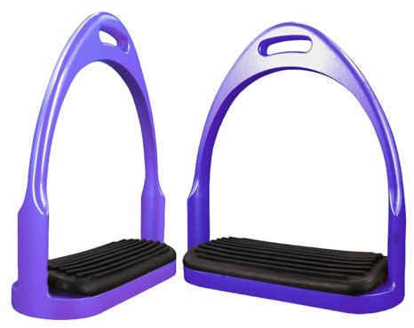 mioosho 2Pcs Equitazione Bend Cavallo Staffe Professione Equitazione Staffe per Cavallo per Cavallo Antiscivolo Pedale Cavallo