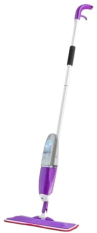 SHCHNA Bodenwischer Wischer Boden Haushalt Faul Artefakt Flache Mopp Klebrigen Wasser Spray Spray Mopp Flache Fliesen Boden Mopp Wischer Boden Wischmop(Purple)