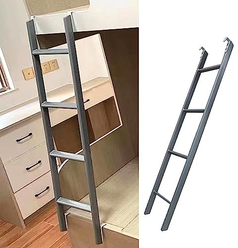 GAOXIONG Scale di Ricambio per Letto a Castello, scaletta Regolabile per Letto a Castello, scaletta per Camper a 4/5 gradini, scaletta per Interni per dormitori, Facile da installare (Dimensioni: 116