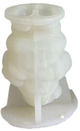 Rebellious Stampo in silicone a forma di Babbo Natale, stampo in resina epossidica, stampo per candele profumate fai da te, strumento per la fabbricazione di decorazioni natalizie