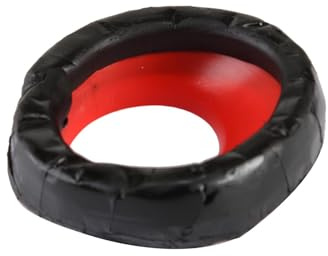 BinaryABC Leakproof Toilet Flange Repair Kit with Wax Ring Rubber Seal,Offset Toilet Flange Replacement,Fits Most Models(Red)
