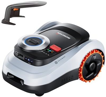 Segway Navimow i215 LiDAR Mähroboter ohne Begrenzungskabel für 1500 m², bis 45% Steigung, Solid-State LiDAR + Vision Dual System, Automatisches Kartieren, Ohne Drähte oder Antenne, Integriertes 4G