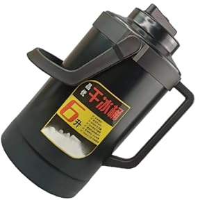 POXZSFX Contenitore termico per ghiaccio Per secco, grande capacità, con funzioni di scarico della pressione, mantiene il cibo fresco e sicuro. Contenitore