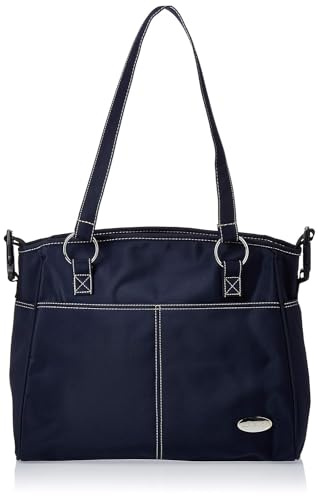 hauck Sac a Langer Bebe City Bag XXL, Inclus Tapis de Change, Idéal pour les Promenades, Poches Extérieures et Intérieures, Crochet Poussette, Bleu Marine