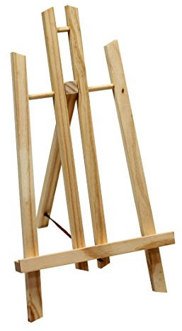 Paintersisters® Tischstaffelei 30 cm hoch, Display-Staffelei, Deko-Ständer, Bildhalter, Sitzstaffelei