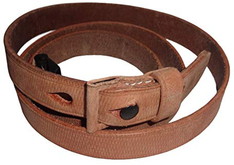Deutsch Mauser K98 WWII Gewehr Leder Sling GEKENNZEICHNET GWX 1943 Natural Color