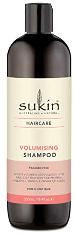 Sukin Shampoo volumizzante, capelli fini e zoppicanti, 16,9 Fl Oz