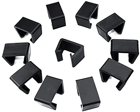 wocpvm 12 st trädgårdsmöbelsförband, klämmor för rattanmöbler, loungeset, klämmor för trädgårdsmöbelset, modul, utomhus, soffa, uteplatsmöbler