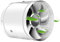 Ventilador de tubo de 200 mm, ventilador de tubo en línea, 1000 m³/h, ventilador, ventilador industrial, consumo de energía, funcionamiento silencioso, para oficina, sala, habitación hidropónica