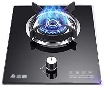 Samnuerly Nueva Placa de Gas con fogón, para cocinar sobre la Mesa, 1 Placa de cocción portátil de Hierro Fundido, fácil de Limpiar, Compatible con Todos los Utensilios de Cocina