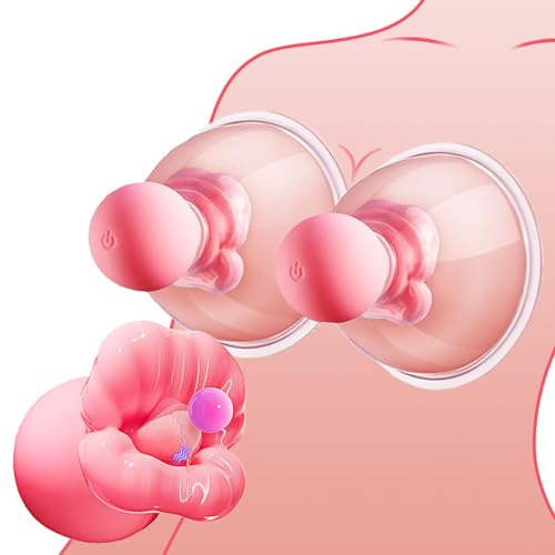 Nippelsauger Sexspielzeug Lmgoc Brustwarzensauger Abnehmbares Vibrator für Frauen G-Punkt & Brustmassagegeräte, mit 10 Vibrationsmodi klitoris stimulator für sie vibratorstarb frauen sexspielzeug