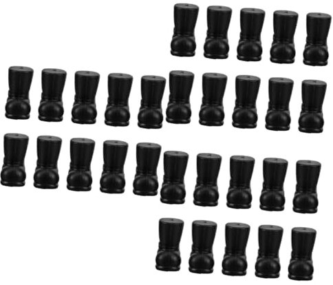 IMIKEYA 30 Stück Weihnachtsmann Stiefel Party Dekoration Weihnachtsmann Cosplay Schuhe Weihnachtsmann Zubehör Weihnachtsmann Kostümzubehör Weihnachtsmann Stiefel Dekoration
