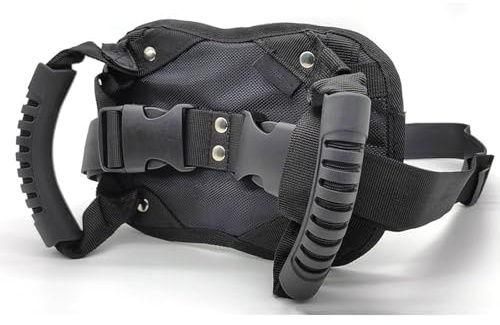 rflaueo 1pc Motorcycle Pillion Grab Handle Adjustable Motorbike Harness for Passenger for Passenger(U214-1)