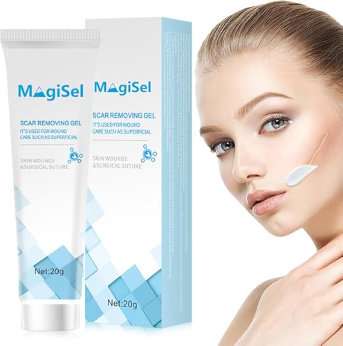 Crema Cicatrices Premium, Crema Reparadora De Cicatrices, Reductor de Cicatrices, Calma y Repara Crema Para Cicatrices en Niños y Adultos, Gel de Silicona Para Cicatrices Quirúrgicas y Antiguas,20g