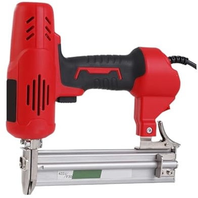 Grapadora neumática, grapadora eléctrica para tapi Grapadora clavadora eléctrica de 2600W, grapa de muebles, pistola for marco de madera, carpintería, herramientas eléctricas de construcción F30(F30)