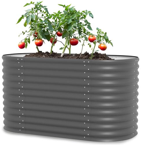 Vitavia Hochbeet „Terra 858“ Granit | 86 cm Höhe, Modular Erweiterbar | Wetterfest & Langlebig | Ohne Folieneinsatz | Einfache Montage | Rostfrei & Pflegeleicht | Optimale Wachstumsbedingungen