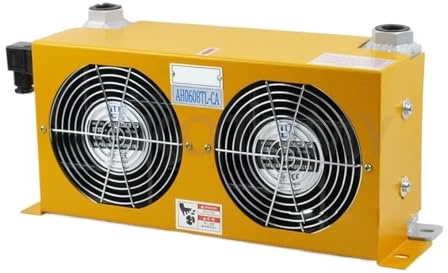YVAAASIYC Raffreddatore d'Aria Idraulico da 60 l/min AH0608TL-CA Radiatore dell'olio raffreddato ad Aria Doppie ventole Raffreddamento ad Aria Macchina di Raffreddamento dell'olio(AC220/V)
