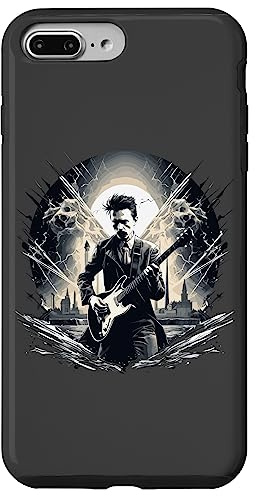 Guitares E-Guitare électrique-Corde-Guitare Guitaristes Coque pour iPhone 7 Plus/8 Plus