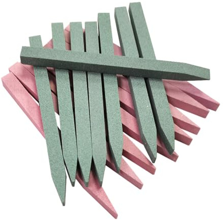 OSALADI 12 Bâtonnets de Manucure en Quartz pour Femme, Lime à Ongles Créative et Bandes de Polissage, Lot de 12 Pcs, Outil Multifonction pour Soin et Polissage D’ongles