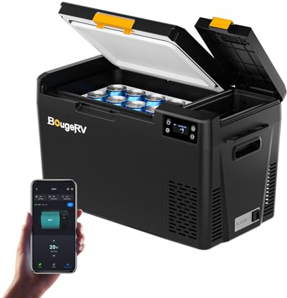 BougeRV Kompressor Kühlbox CRX3 22L, bis -20℃, App-Steuerung | Auto Kühlschrank 12V/230V, Tragbare Kühlbox für Camping, Auto, Outdoor, Reise & Freizeit, 2026 Neu