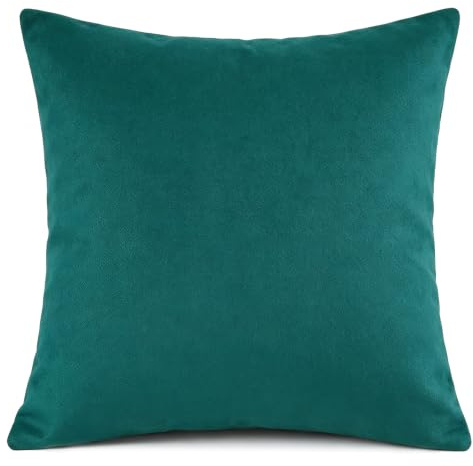 Yimafaner grön dekorkudde, kuddöverdrag med kärna för soffa stol soffa, 50 x 50 cm