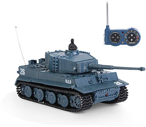 VGEBY1 RC Model Tank Jouet 4 canaux ABS High Simulated Remote Control Mini Tank Toy pour Enfants