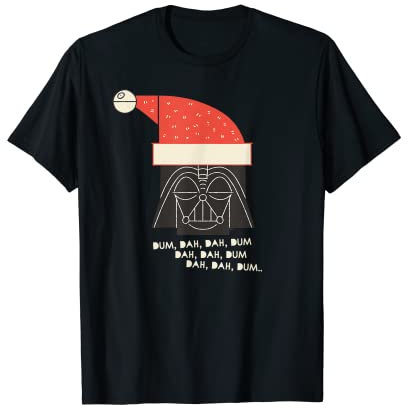 Star Wars Darth Vader Holiday Santa T-Shirt
