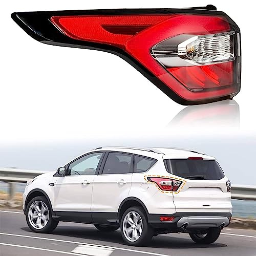 OrcoW 2 Pack Rücklicht Heckleuchte Rückleuchte für Ford Kuga 2017 2018 2019, Auto Heckklappe Rückleuchten Linke Rechte Rücklichter Rücklicht-Montage Autoteile,Left-Outside
