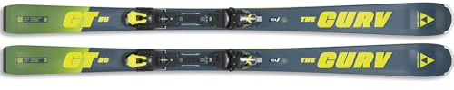 FISCHER The Curv GT 85 - Esquís de nieve unisex duraderos y ligeros y maniobrables con agarre suave para deportes de invierno y montaña, con freno Powerrail Rsw 12 Gw 85[F] fijaciones incluidas, 168
